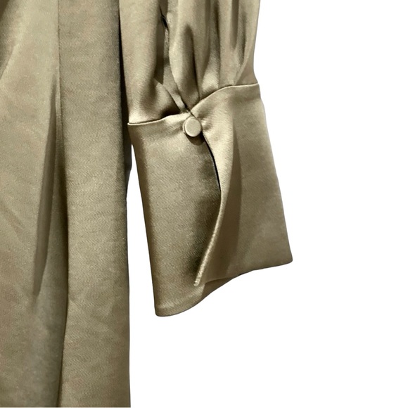 NWT JONATHAN SIMKHAI Roma Mini Dress in Willow Size Small - Picture 10 of 12